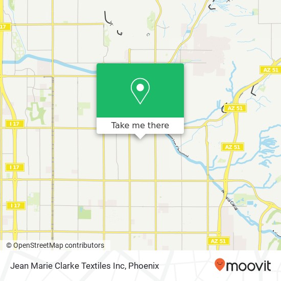 Jean Marie Clarke Textiles Inc map