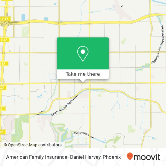 Mapa de American Family Insurance- Daniel Harvey