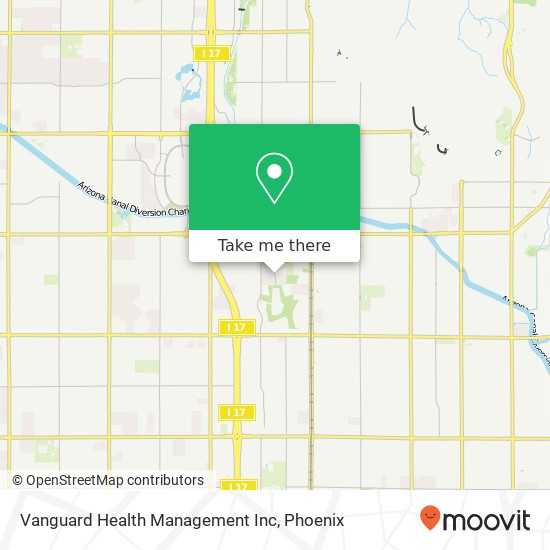 Vanguard Health Management Inc map