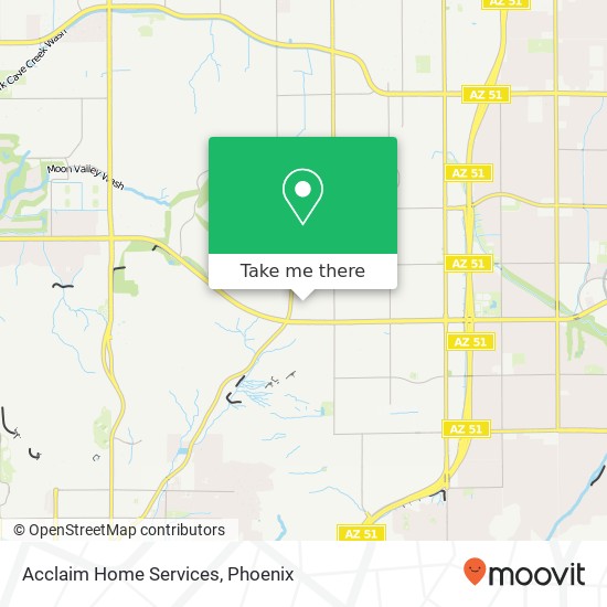 Mapa de Acclaim Home Services