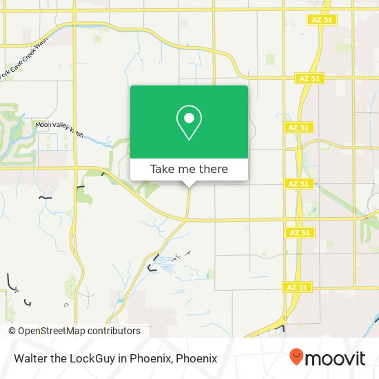 Mapa de Walter the LockGuy in Phoenix