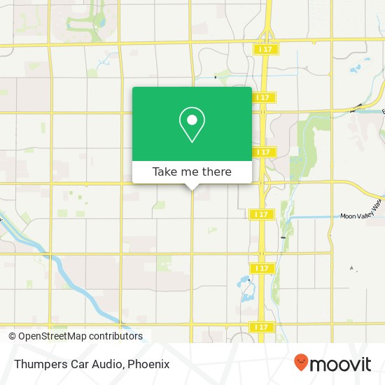 Thumpers Car Audio map