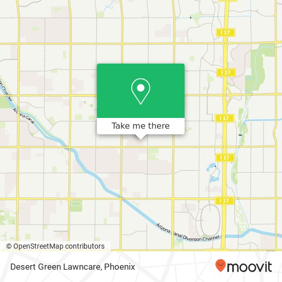 Desert Green Lawncare map