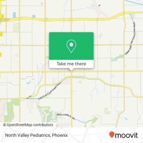 North Valley Pediatrics map