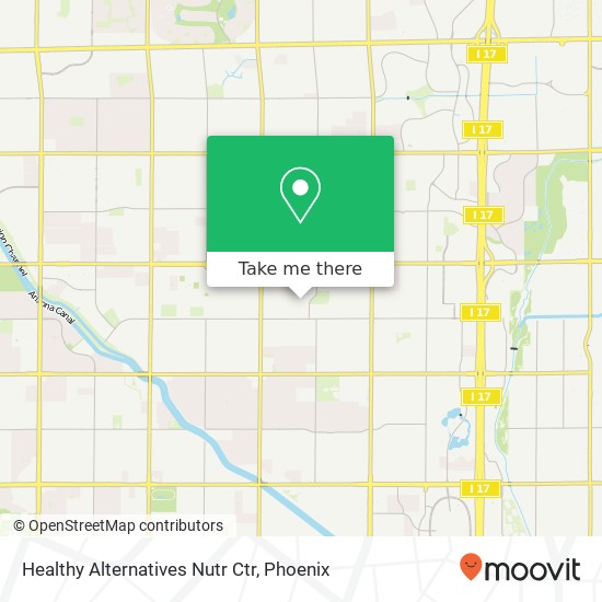 Healthy Alternatives Nutr Ctr map