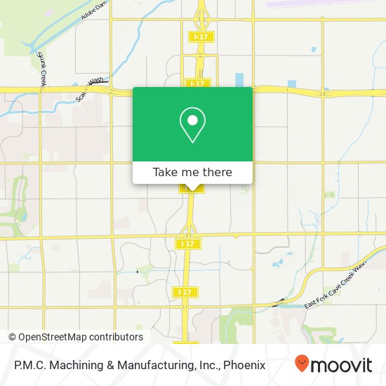 P.M.C. Machining & Manufacturing, Inc. map