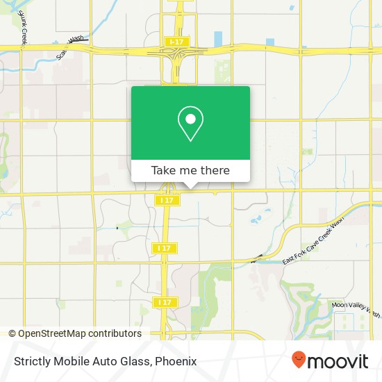 Strictly Mobile Auto Glass map