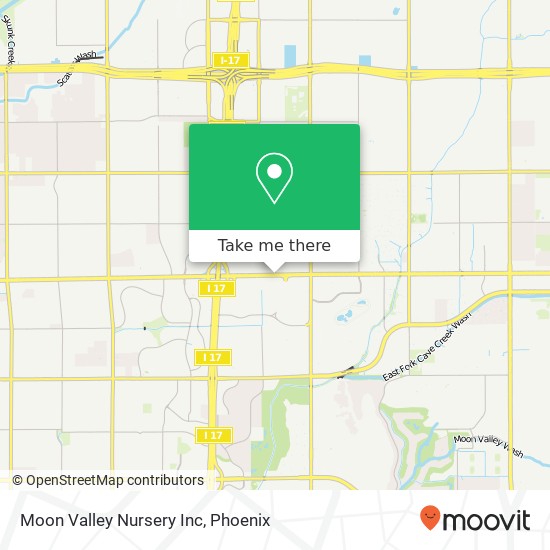 Mapa de Moon Valley Nursery Inc