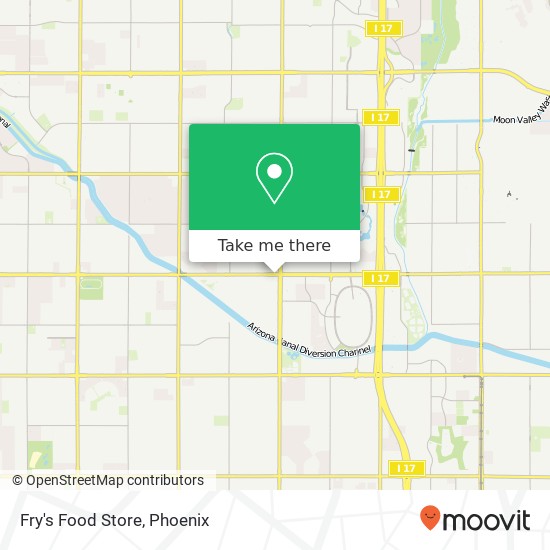 Fry's Food Store map