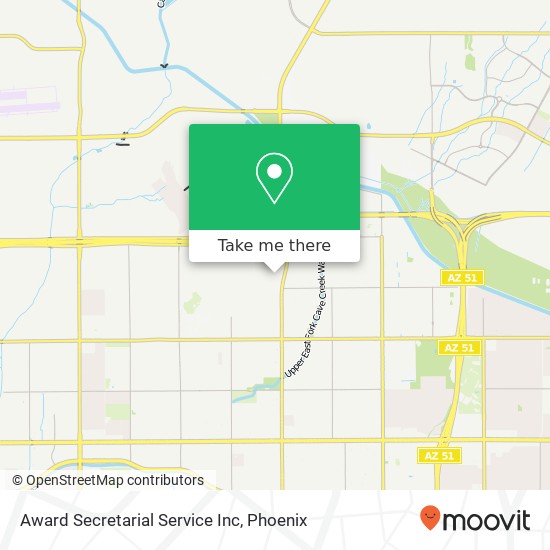 Award Secretarial Service Inc map