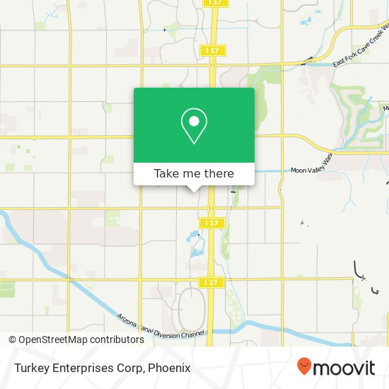 Turkey Enterprises Corp map