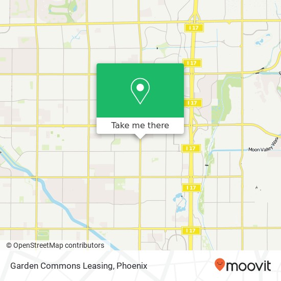 Mapa de Garden Commons Leasing