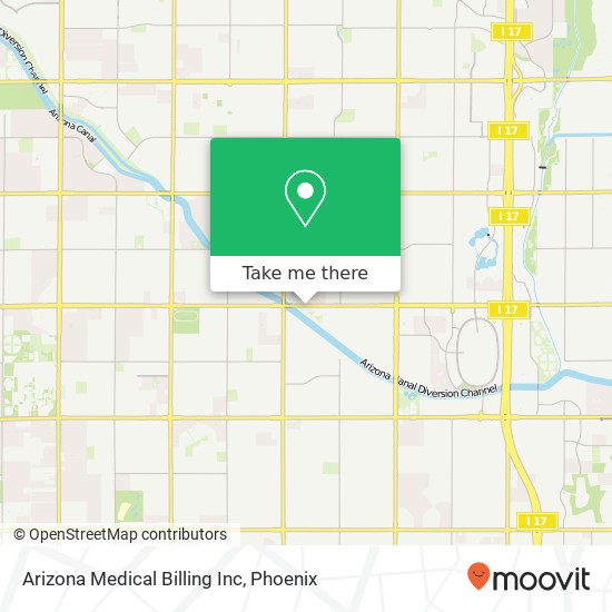 Mapa de Arizona Medical Billing Inc