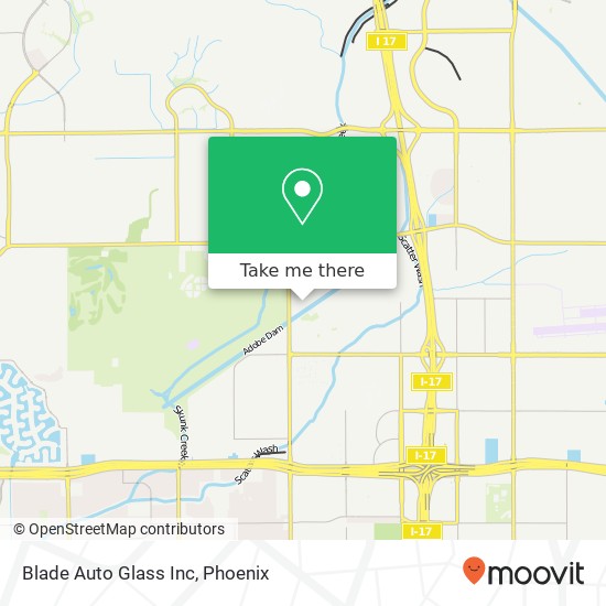 Blade Auto Glass Inc map