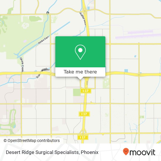 Desert Ridge Surgical Specialists map