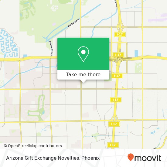 Mapa de Arizona Gift Exchange Novelties