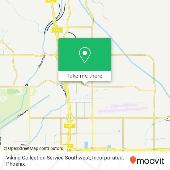 Viking Collection Service Southwest, Incorporated map