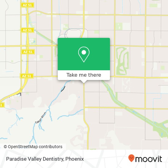 Mapa de Paradise Valley Dentistry