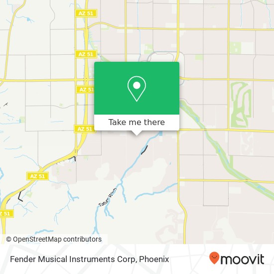 Fender Musical Instruments Corp map