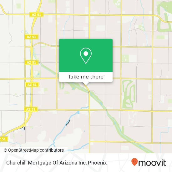 Churchill Mortgage Of Arizona Inc map