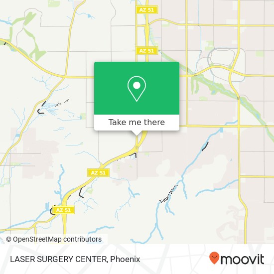 LASER SURGERY CENTER map