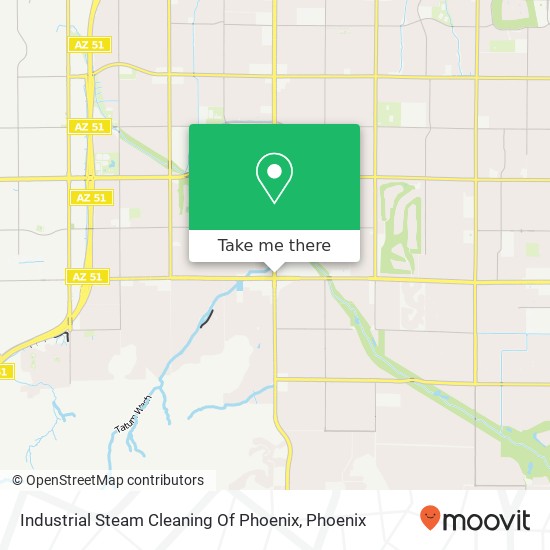 Mapa de Industrial Steam Cleaning Of Phoenix