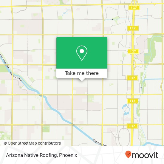 Mapa de Arizona Native Roofing