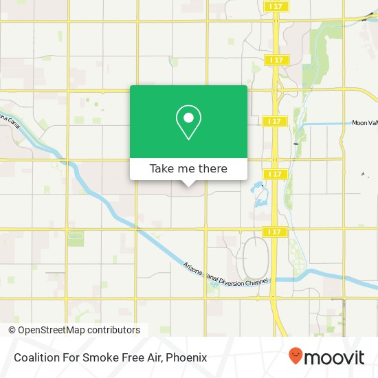 Coalition For Smoke Free Air map