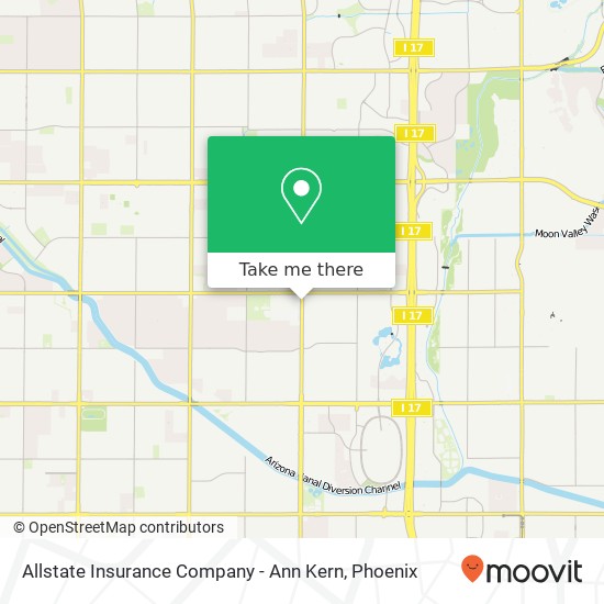 Allstate Insurance Company - Ann Kern map