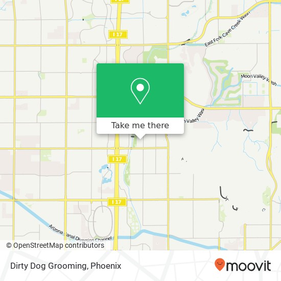 Dirty Dog Grooming map