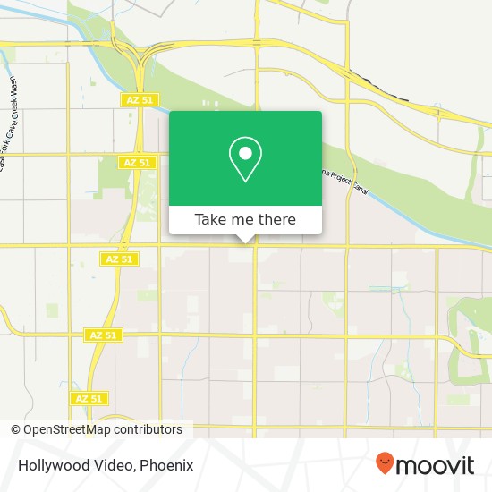 Hollywood Video map