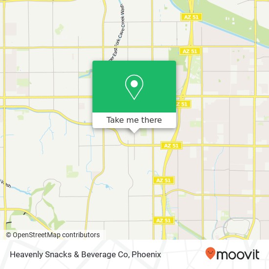 Heavenly Snacks & Beverage Co map