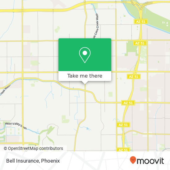 Bell Insurance map