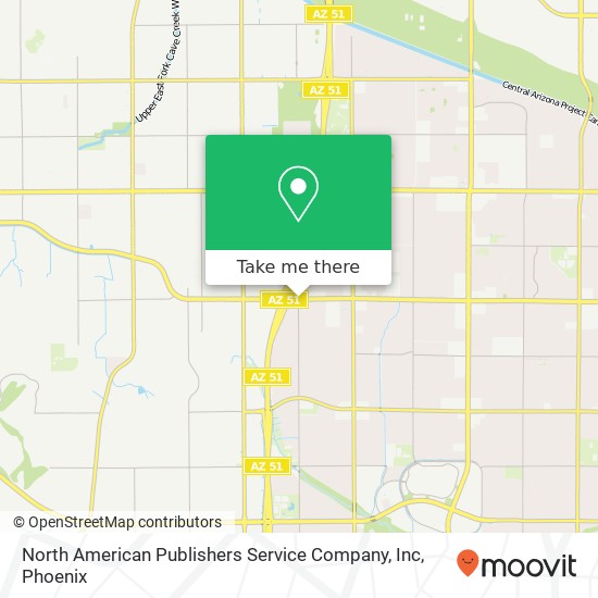 North American Publishers Service Company, Inc map