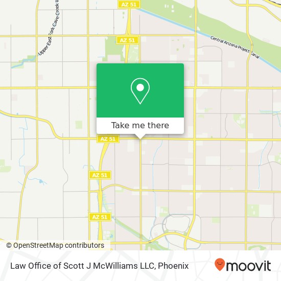 Law Office of Scott J McWilliams LLC map