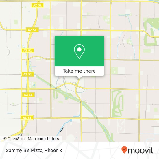 Mapa de Sammy B's Pizza