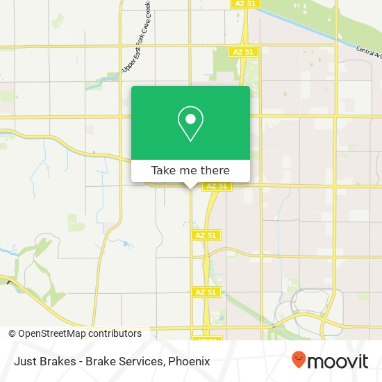 Mapa de Just Brakes - Brake Services