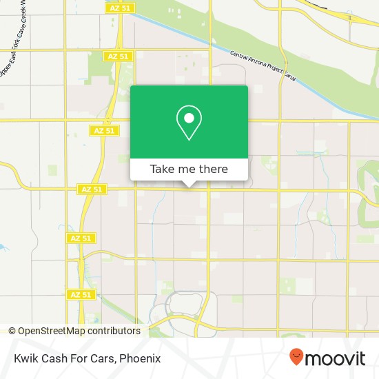 Mapa de Kwik Cash For Cars