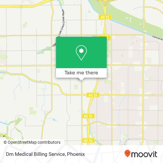 Mapa de Dm Medical Billing Service