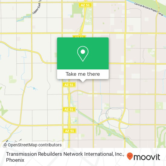 Mapa de Transmission Rebuilders Network International, Inc.