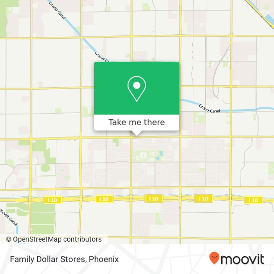 Family Dollar Stores map