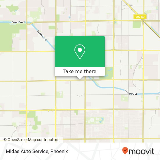 Midas Auto Service map