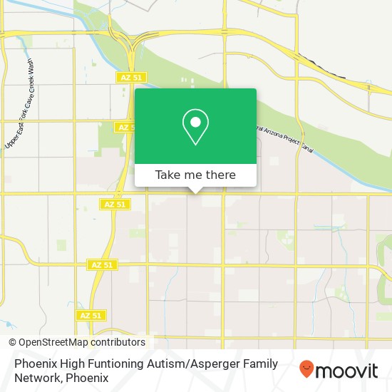 Phoenix High Funtioning Autism / Asperger Family Network map