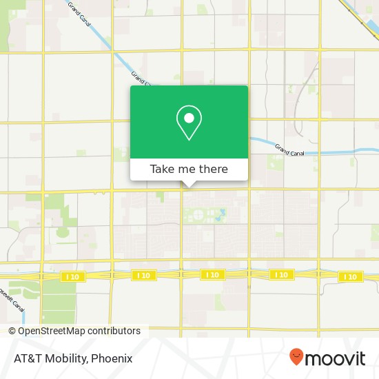 Mapa de AT&T Mobility