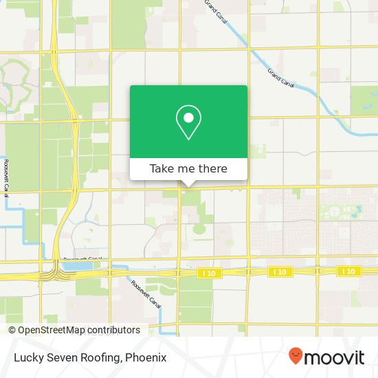 Lucky Seven Roofing map