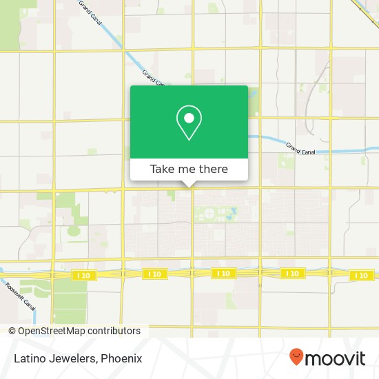 Latino Jewelers map