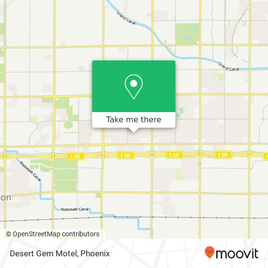 Desert Gem Motel map