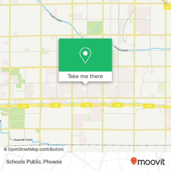 Schools Public map