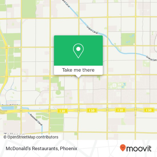 McDonald's Restaurants map