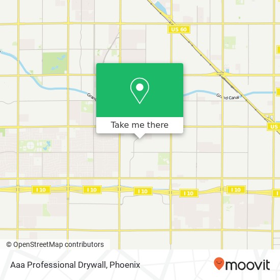 Aaa Professional Drywall map